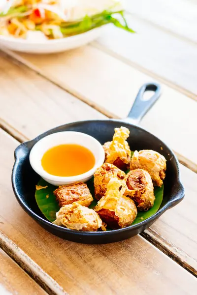 Deep fried crab roll — Stock Photo, Image