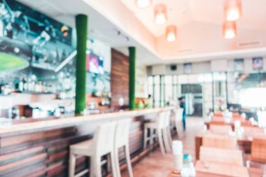 Soyut bulanıklık ve ufuk kafe Cafe ve Restoran