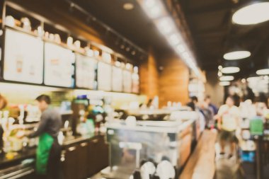 Soyut bulanıklık ve ufuk kahve dükkanı kafe ve Restoran Inte