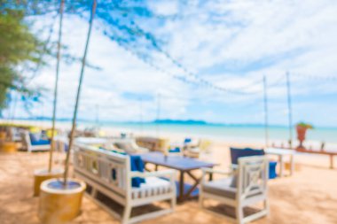 soyut bulanıklık plaj ve deniz