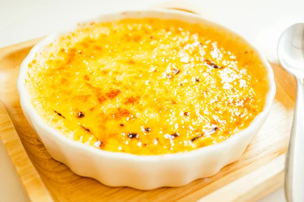 Crema di vaniglia brulee — Foto Stock