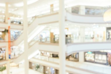 Soyut bulanıklık ve ufuk lüks alışveriş merkezi bölümü s