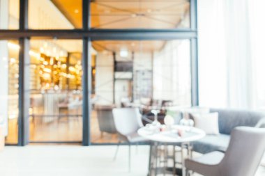 Soyut bulanıklık ve ufuk Restoran iç