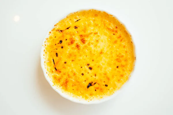 Crema de vainilla brulee — Foto de Stock