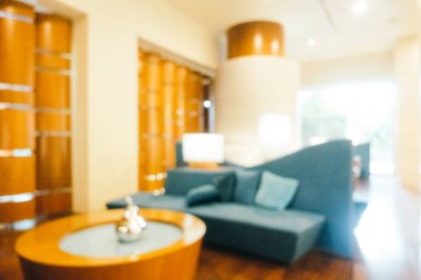 Soyut bulanıklık ve ufuk lobi ve otelin lounge