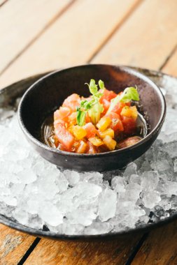 Ham ve taze Tuna tartare