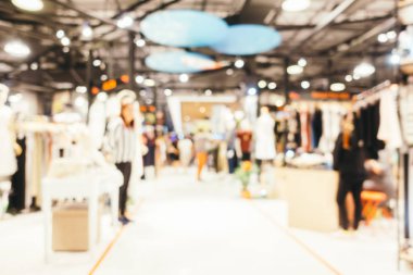 Soyut bulanıklık ve bokeh depa alışveriş merkezi iç defocused