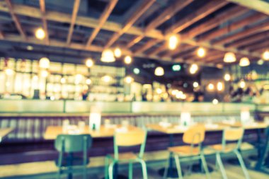 Soyut bulanıklık ve ufuk kafe Cafe iç