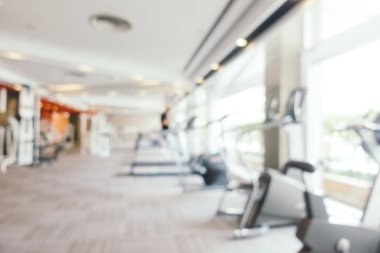 Soyut bulanıklık ve ufuk fitness ekipmanları 