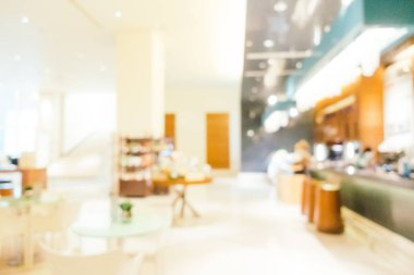 Soyut bulanıklık ve ufuk lobi ve otelin lounge