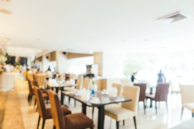 Soyut bulanıklık ve ufuk Restoran iç
