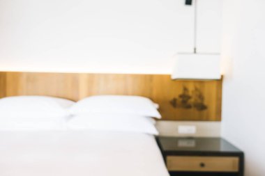 Soyut bulanıklık yatak odası