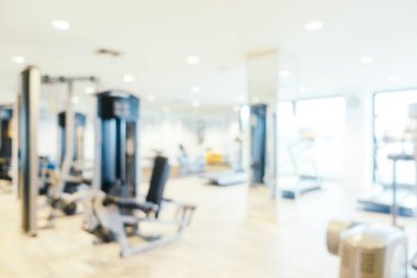 Soyut bulanıklık ve ufuk spor salonu ve fitness salonu