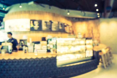 Soyut bulanıklık ve ufuk kafe Cafe iç