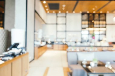 Soyut bulanıklık ve ufuk Restoran iç