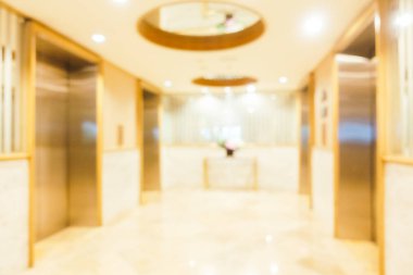 Soyut bulanıklık ve ufuk lüks otel iç