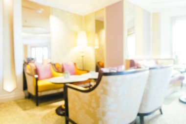 Soyut bulanıklık ve ufuk otel looby ve salon