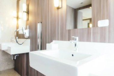 Soyut bulanıklık ve ufuk banyo ve tuvalet iç