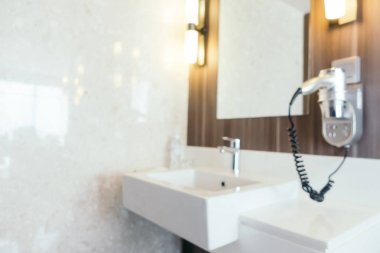 Soyut bulanıklık ve ufuk banyo ve tuvalet iç