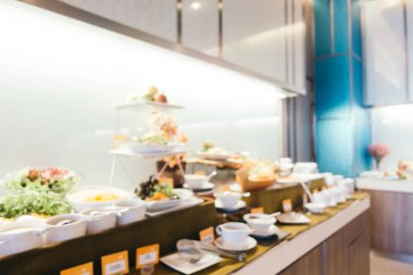 Soyut bulanıklık ve ufuk restoran ve kafe