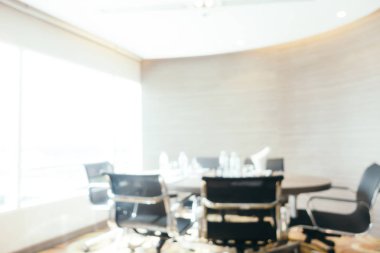 Soyut bulanıklık ve toplantı odası iç