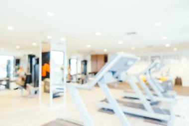 Soyut bulanıklık ve ufuk spor salonu ve fitness salonu