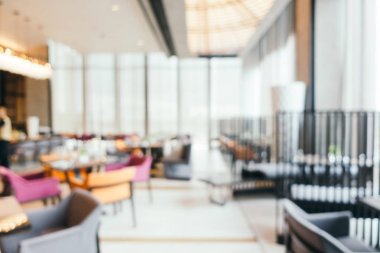 Soyut bulanıklık ve ufuk Restoran iç