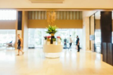 Soyut bulanıklık ve ufuk lüks otel iç