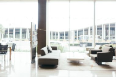 Soyut bulanıklık ve ufuk otel ve lobi salonu