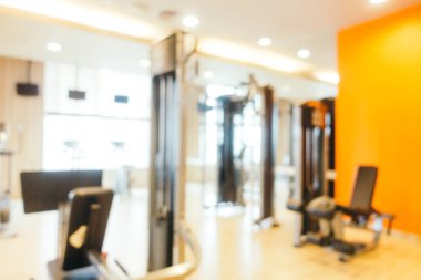 Fitness ekipmanları spor salonu iç bulanıklık