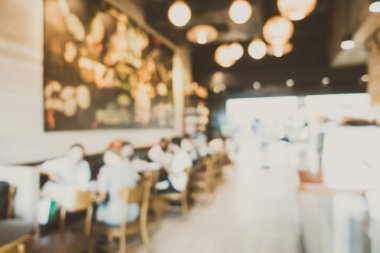 Soyut bulanıklık ve ufuk kahve dükkanı kafe ve Restoran Inte