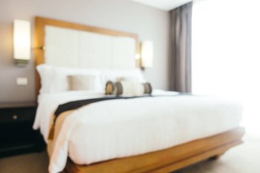 Soyut bulanıklık yatak odası