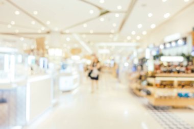 Soyut bulanıklık ve ufuk lüks alışveriş merkezi bölümü s