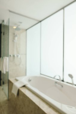 Soyut bulanıklık ve ufuk banyo ve tuvalet iç