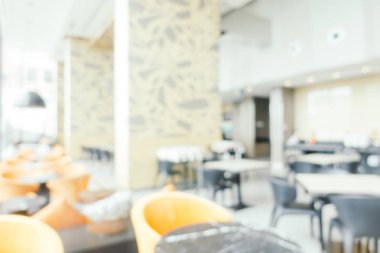 Soyut bulanıklık ve ufuk restoran ve kahve iç
