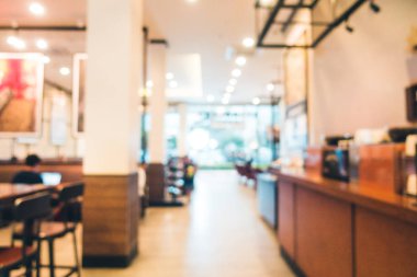 Soyut bulanıklık ve ufuk kafe Cafe Restoran ile