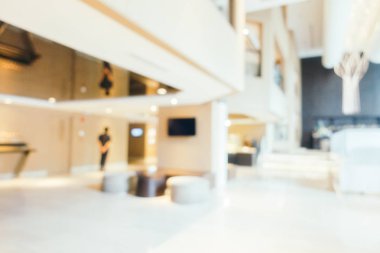 Soyut bulanıklık ve ufuk lüks otel iç