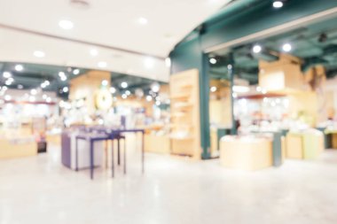 Soyut bulanıklık ve ufuk lüks alışveriş merkezi bölümü s