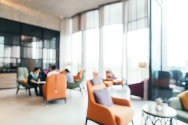 Soyut bulanıklık ve ufuk lüks otel iç