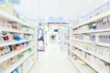 Soyut bulanıklık ve ufuk eczane ve ilaç deposu