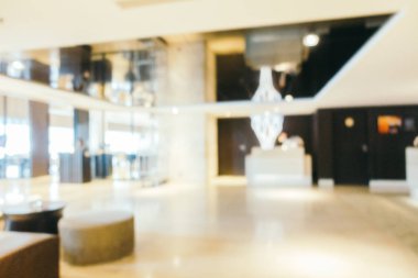 Soyut bulanıklık ve ufuk lüks otel iç
