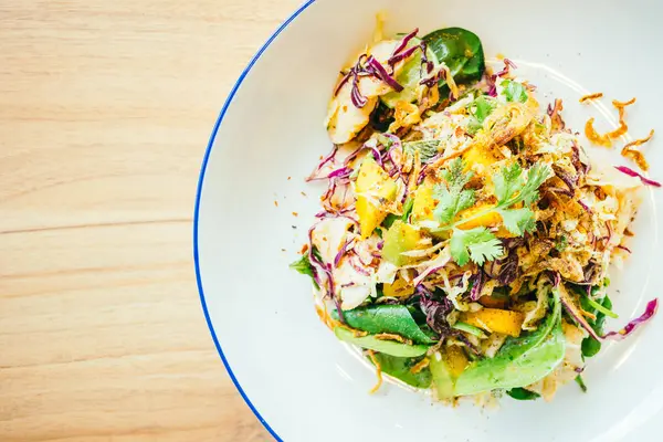 Grilled chicken salad — Stock Photo, Image