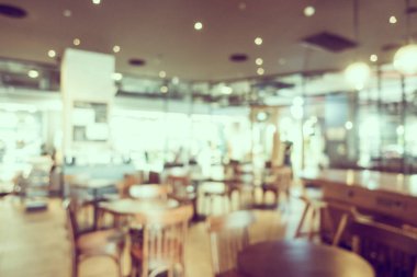 Soyut bulanıklık ve ufuk kafe Cafe iç