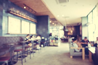 Soyut bulanıklık ve ufuk kafe Cafe