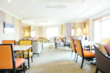 Soyut bulanıklık ve ufuk otel looby ve salon