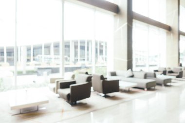 Soyut bulanıklık ve ufuk otel ve lobi salonu