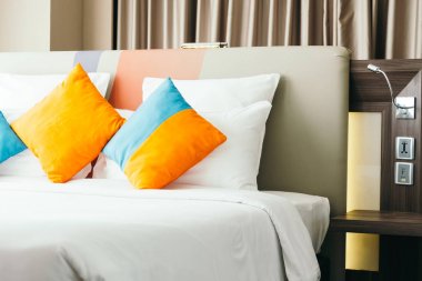 Yastık yatak yatak odası dekorasyon iç