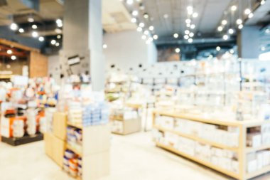 Soyut bulanıklık ve ufuk alışveriş merkezi mağazası