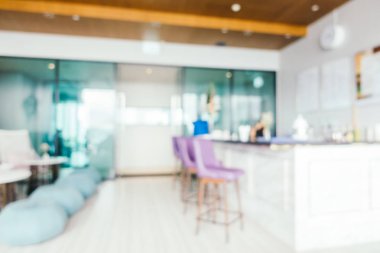 Soyut bulanıklık ve ufuk Restoran iç