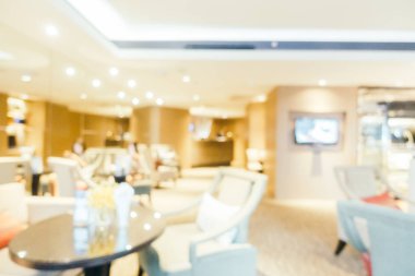 Soyut bulanıklık ve ufuk lüks otel iç